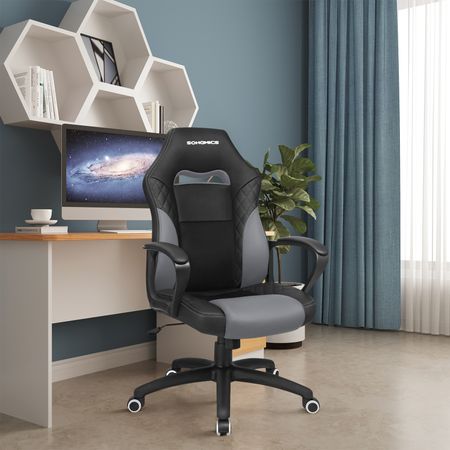 4. Bild von SONGMICS Bürostuhl mit Wippfunktion
